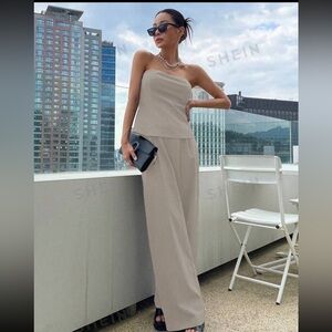 SHEIN Tube Top & Pants Set Size 6